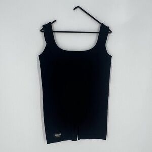 Wolford Logo Sport Body-con One Piece Jumpsuit Playsuit In Black